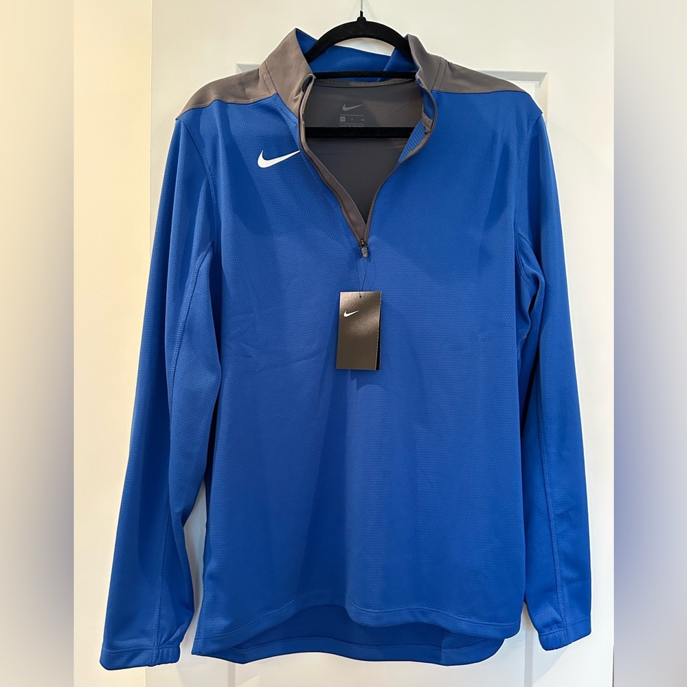 Men’s Nike Royal Blue/Grey Zip-up
